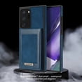thumbnail image 6 of Back Wallet Case for Samsung Galaxy Note 20 Ultra, RFID Blocking Card Slots Holder Premium PU Leather Protective Cover with Kickstand Magnetic Closure Shockproof Anti-Fingerprint Dustproof Case,Blue, 6 of 6