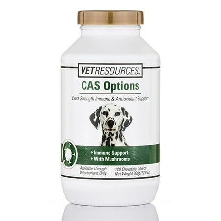 CAS Options, Extra Strength immunitaire et ANTIOXY pour chiens - 120 Croquer