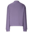 thumbnail image 5 of Women's Long Sleeve Oversized Zip Up Hooded Sweatshirt Casual Jacket With Drawstring And Pockets, 5 of 5