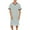 Gray, variant on Besolor Mens Short Sleeve Nightshirts Casual V Neck Pajamas Sleep Shirts Loose Nightgown Comfy Sleepwear