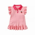 thumbnail image 2 of Wavsuf Toddler Girls Casual Dresses Summer Pink Dresses Size 4Y, 2 of 8