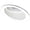 White, variant on Elco EL626W 6" Sloped Phenolic Baffle - White