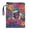 Pug Peonies, variant on HELLHERO Polyester Fabric Book Organizer Bag for Men Easy Carry Book Case with Washable Book Cover Carrying Case Protector Wrap Bag for Hardcover Notebook Bible Journal