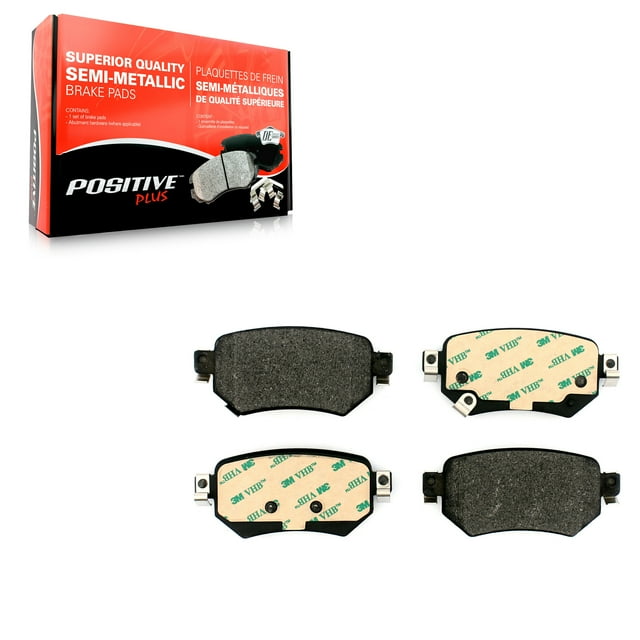 Positive Plus Rear Semi-Metallic Disc Brake Pads PPF-D1874 for Car 2016-2021 Mazda 6