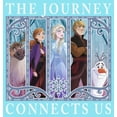 thumbnail image 2 of Girl's Frozen 2 The Journey Connects Us Graphic Cropped T-Shirt Blue Medium, 2 of 3