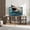 Retro, variant on EastVita Garvee 63-Inch TV Stand with 2 Open Shelves and 2 Mesh Doors Industrial Design Entertainment Center Multimedia Console Table for Living Room and Bedroom