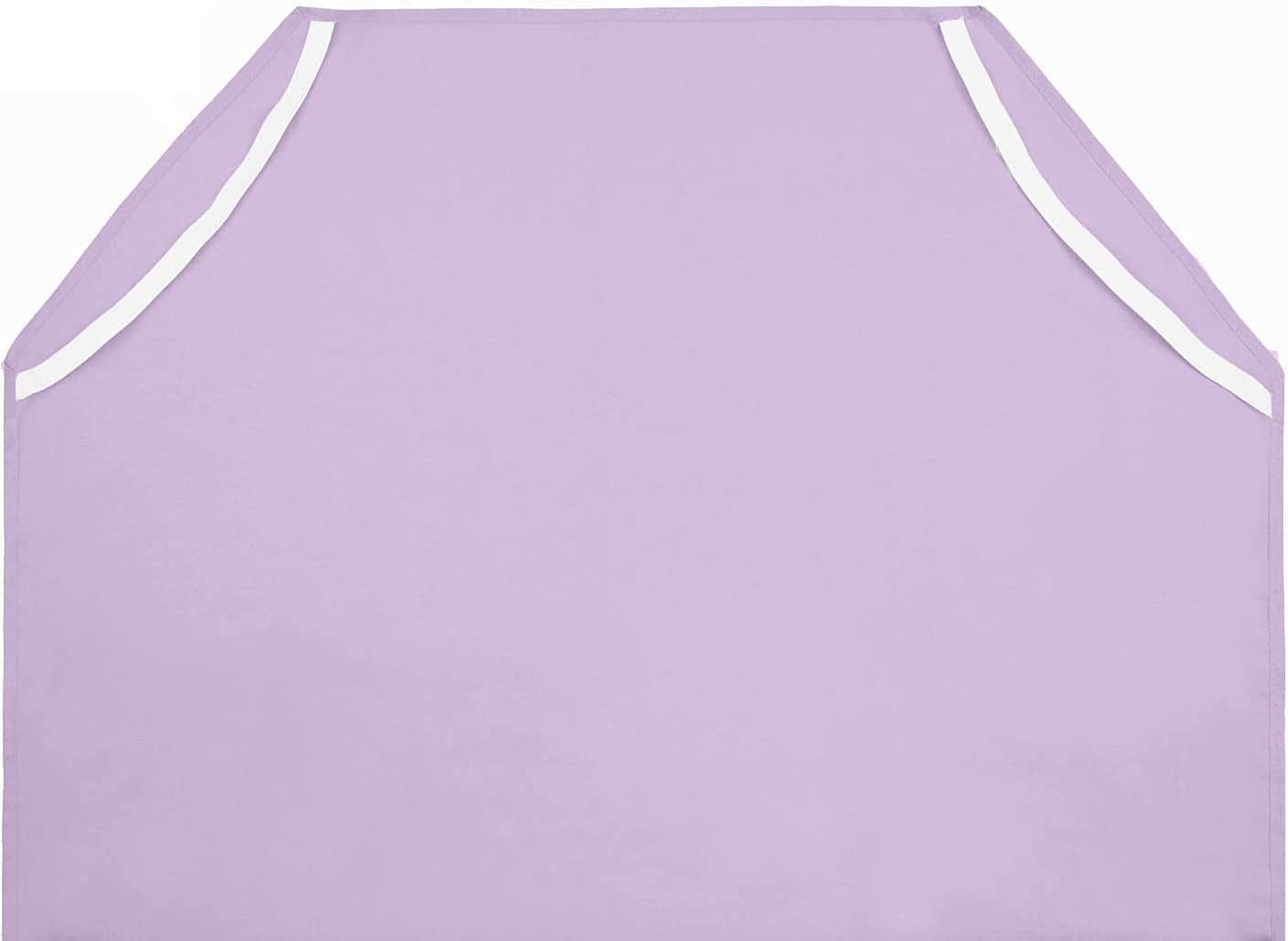 Easy Bedding 100% Microfiber Preschool/Daycare Cot Sheets,Toddler Fitted with 4 Elastic Corners Loops - Pack of 4 - Lavender Solid (23" W X 52" L)