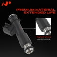 thumbnail image 3 of A-Premium Fuel Injectors Compatible with Chevrolet Trailblazer 2008-2009 & GMC Envoy 2008-2009 & Isuzu Ascender 2008-2008 & Saab 9-7x 2008-2009, L6 4.2L, Replace# 12599504 6-PC Set, 3 of 10