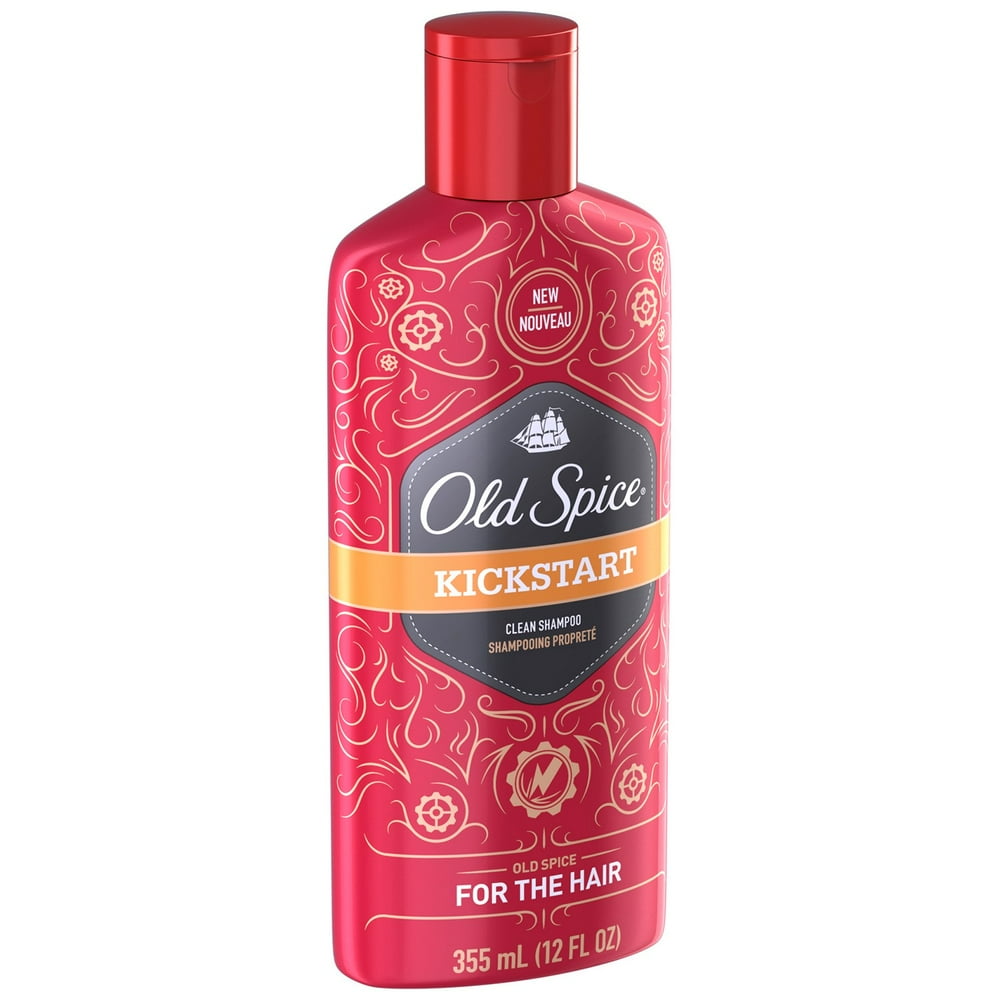 Old Spice Clean Shampoo, Kickstart, 12 Fl Oz
