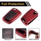 thumbnail image 4 of Funda de Llave de Auto de Silicona Roja TPU Única para VW Golf 7 Mk7 Tiguan Touran T-Roc T-Cross Polo Jetta Caddy - Funda de Control Remoto de 3 Botones, 4 of 6