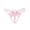 Pink, variant on Pafei Tyugd Lace Thongs for Women Sexy G String Thong Panties Beaded Low Rise Underwear Fashion Lingerie Pink Free Size