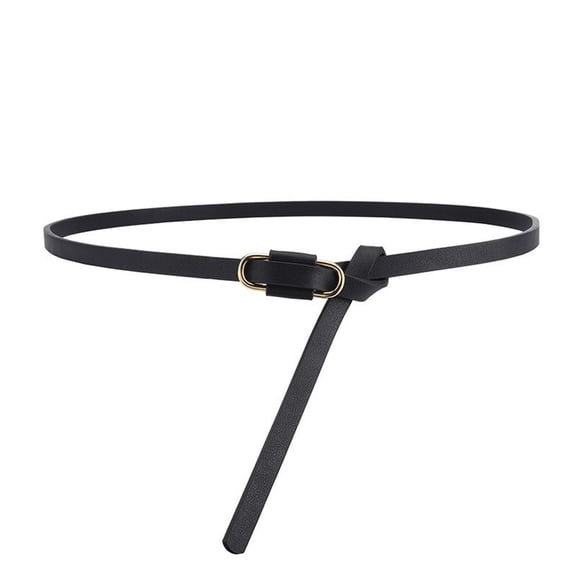 SWSMCLT Women's 2025 Belt Cocktail Belt For Dress Faux Leather Summer Adjustable Casual Fall All Seasons Black X-Small-Large