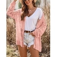 thumbnail image 5 of Zeagoo Crochet Cardigan Spring Lightweight Open Front Long Sleeve Knit Cardigans for Women, 5 of 7