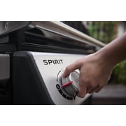 Weber Spirit E-435 4 Burner Liquid Propane Gas Grill for Outdoor Cooking, Black