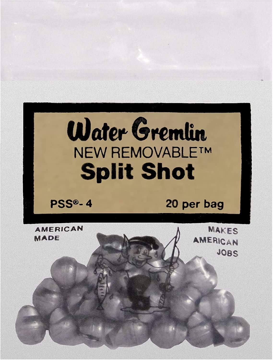 Water Gremlin Removable Split Shot Sinker