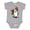 AC-Heather Grey, variant on Inktastic Tricolor Papillon Boys or Girls Baby Bodysuit