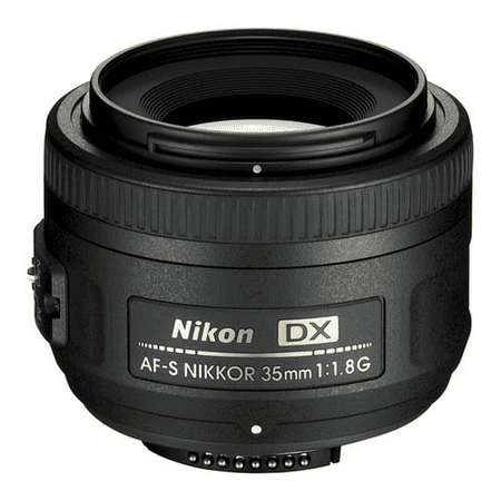 Nikon - AF-S DX NIKKOR 35mm f/1.8G Standard Lens - Black