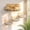 Natural Wood, 3 Steps + Perch-Large, variant on Cat Wall Shelves - 3 Steps Climbingniture & Perch For Indoor Cats Up To 30lbs Wooden Floating Shwith Non-slip Pad Bed Modern Corner Mounted Playing And Lounging