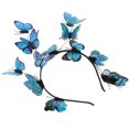 thumbnail image 4 of lipsticksky 2x Diadema de mariposa para mujer Diadema colorida Foto azul+rosa, 4 of 9