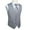 Light Grey, variant on Men's Suit Vest Black Business Formal Dress Waistcoat Vest with 3 Pockets for Suit or Tuxedo L
