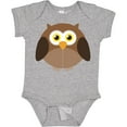thumbnail image 3 of Inktastic Owl Fat Brown Boys or Girls Baby Bodysuit, 3 of 5