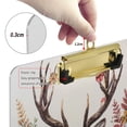 thumbnail image 3 of Deer and Flowers Acrylic Clipboards A4 Standard Letter Size Clipboard 12.5" X 9" Clip Board for Students Teacher Office, 3 of 7