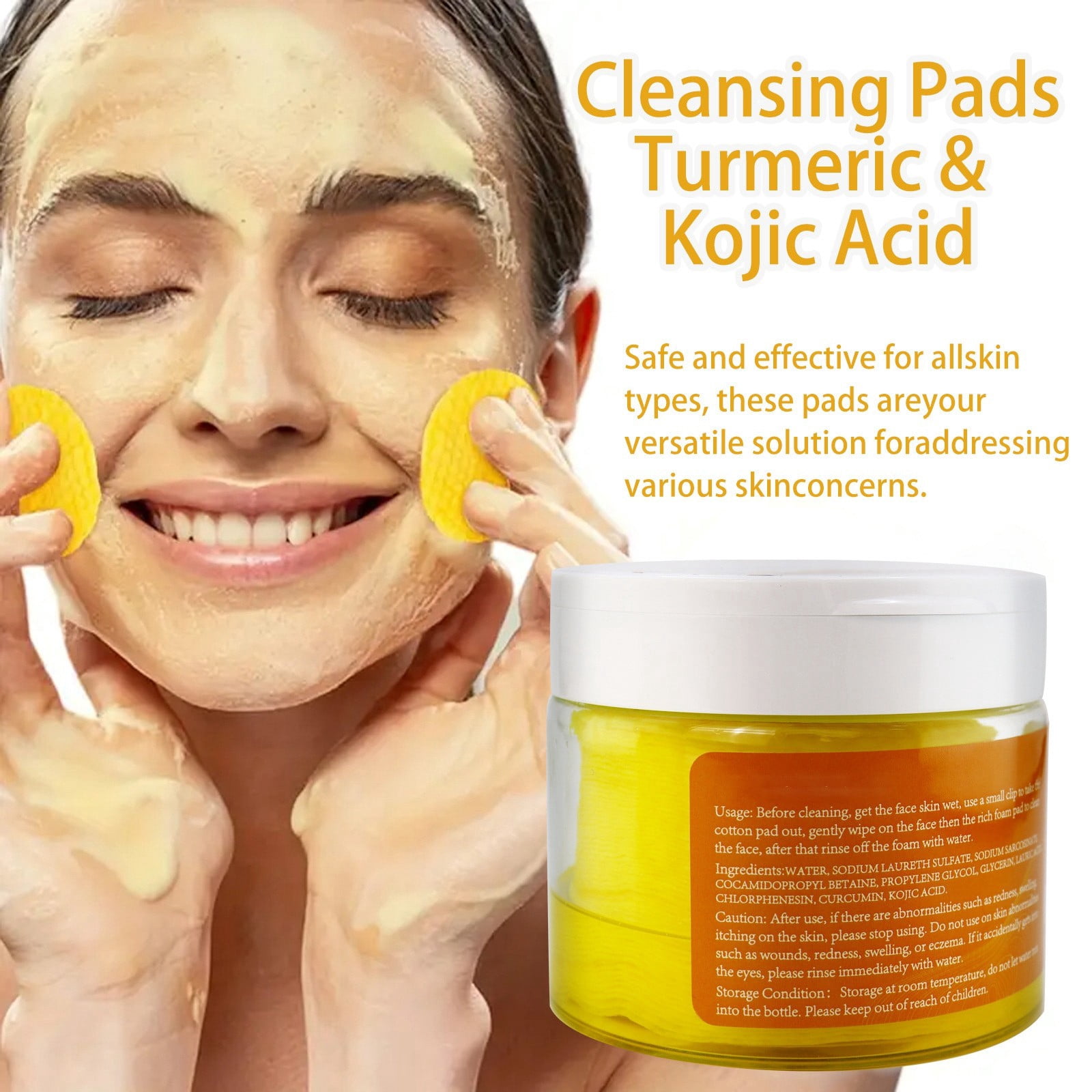 Cleansing Exfoliating Pads Gently Cleanse Brighten Skin Care Moisturize Facial Skin Cleansing Pads 280ml