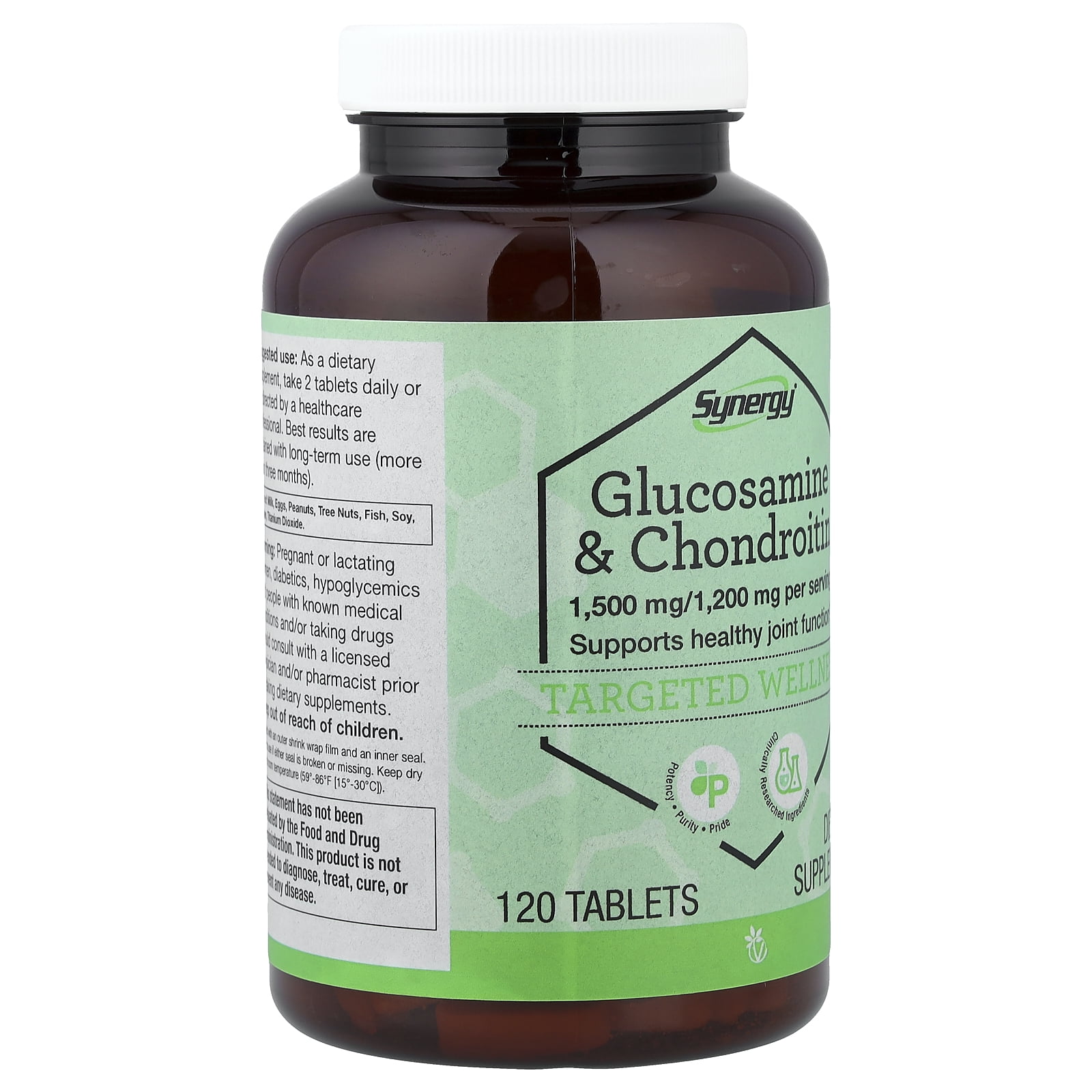 Vitacost Synergy®, Glucosamine & Chondroitin, 120 Tablets