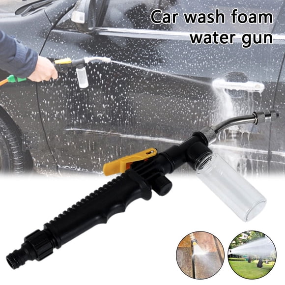 Car Wash Foam Gun High Pressure Power Washer Cannon Foam Sprayer Water Gun Spray Nozzle for Car Wash Garden Cleaning Tool