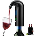 thumbnail image 2 of Arador de vino eléctrico rojo, jarra de vino portátil de un solo toque, dispensador de oxidante de vino, filtro automático multiinteligente con USB recargable, 2 of 5