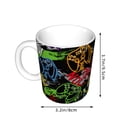 thumbnail image 2 of Disketp Game Joysticks Large Coffee Mug with Handle Tea Cup Novelty Coffee Cup for Men Women Office Work, 2 of 6
