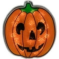 thumbnail image 3 of Northlight Lighted Jack O' Lantern Halloween Window Silhouette - 13.5" - Clear Lights, 3 of 7