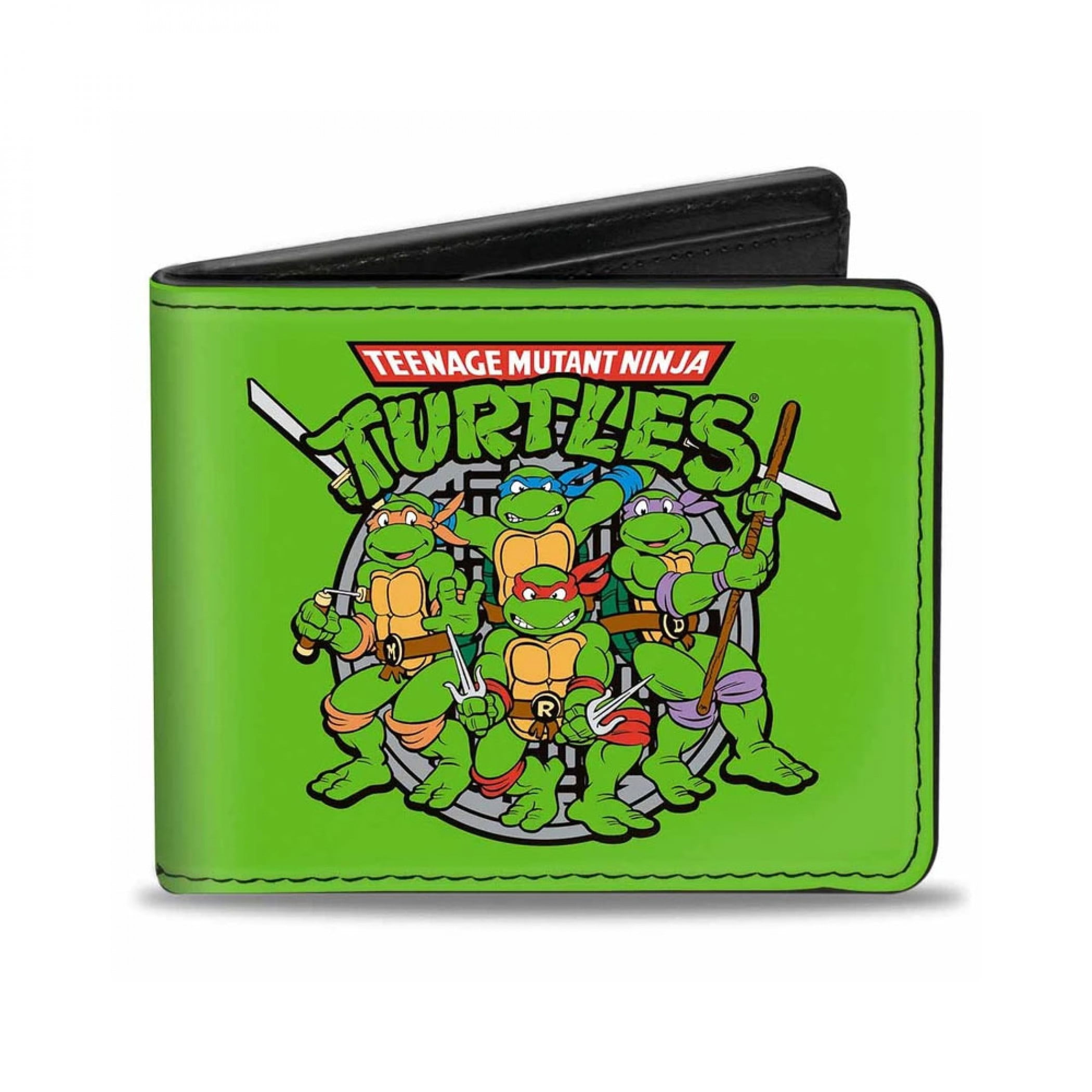 New Teenage Mutant Ninja Turtles Leather Slim Bi-fold Wallet Card Holder Gift 