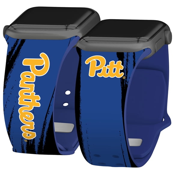 Panthers HD Paint Stripe Unisex Watch Band for Apple Watch, 38/40/41mm(42mm Series 10/11) Long by Affinity Bands