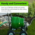thumbnail image 3 of Yard Butler 4-Wheeled Hose Truck, 400' Metal Hose Caddy, Suitable for Gardens, Lawns and Fields, 3 of 5