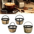 thumbnail image 2 of YIEMEEN Durable Metal Mesh Coffee Filter User Friendly Coffee Filter Coffee Strainer for 4/6/8/12 Cup Brewing Devices, 2 of 16