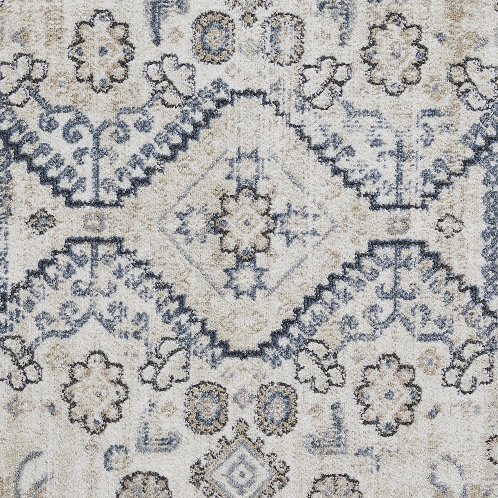 Loomaknoti Kehleigh Awester 5' x 7' Blue Oriental Indoor Area Rug
