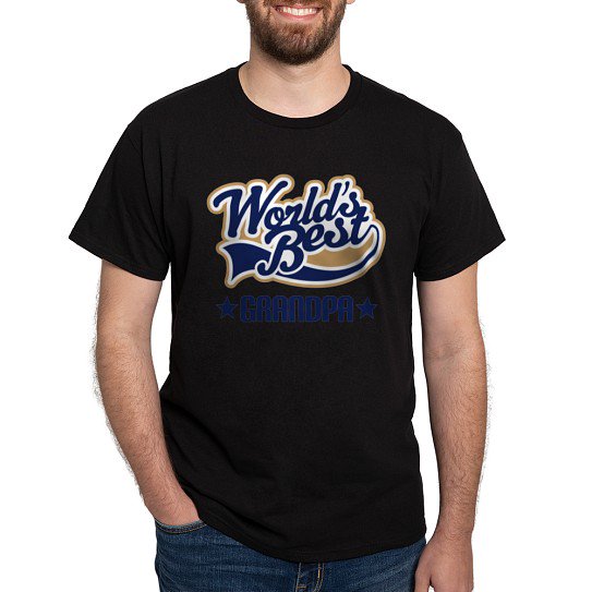 CafePress - Grandpa Wb Men's Value T Shirt - Men's Classic Cotton T-Shirts
