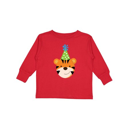 

Inktastic Tiger Zoo Birthday Gift Toddler Boy or Toddler Girl Long Sleeve T-Shirt