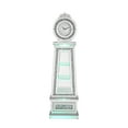 thumbnail image 6 of ACME Noralie Grandfather Clock in Mirrored & Faux Diamonds, 6 of 9