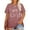 2-Pink, variant on XCHQRTI Be Kind Womens Shirt Plus Size Graphic Tees Short Sleeve V Neck Summer Casual T Shirt