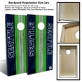 thumbnail image 3 of Skip's Garage Seattle Football Solid Wood Cornhole Board Set, 3 of 6