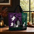 thumbnail image 4 of Halloween Tote Bag, Quilted Tote Bag, Trick Or Treat Shoulder Handbag, Large Capacity For Women, Teen Girls And Holiday Events, 4 of 5