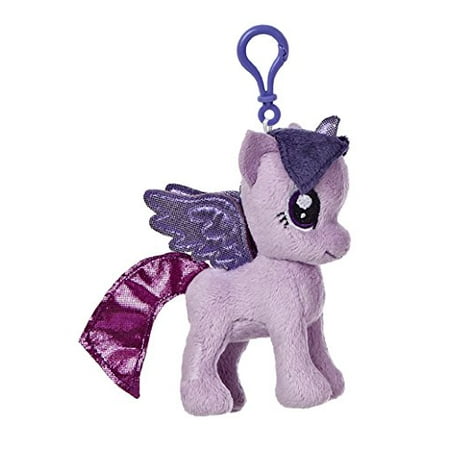 Aurora World My Little Pony Clip-On Princess Twilight Sparkle Pony Plush, 4.5"