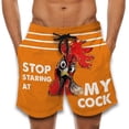 thumbnail image 2 of Bañador con estampado de gallo divertido para hombre, pantalones cortos de playa, secado rápido, ropa de calle informal Fivean unisex, 2 of 2
