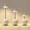 White, variant on Modern Adjustable Height Table Lamp, Remote Controlled Bedside Night Light, Soft Warm LED Reading Luminaire, Creative Room Accessory