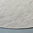 thumbnail image 3 of SAFAVIEH Courtyard Wayra Solid Indoor/Outdoor Area Rug, Grey/Grey, 6'7" x 6'7" Round, 3 of 7