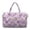 Purple Tie Dye, variant on Garronmavis Sun Moon Star Large Quilted Duffle Bag for Women, Weekender Travel Bag Carry On Overnight Tote Gym Dance Bag with Zipper Pockets