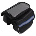 thumbnail image 1 of Bolsa para bicicleta, bolsa para cuadro de bicicleta, soporte para teléfono para bicicleta 600D, máxima confiabilidad, 1 of 9