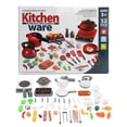 thumbnail image 1 of Juego de cocina para niños, juego de simulación de cocina, juguete de bricolaje, juego de utensilios de cocina para niños con efecto de sonido, 1 of 14